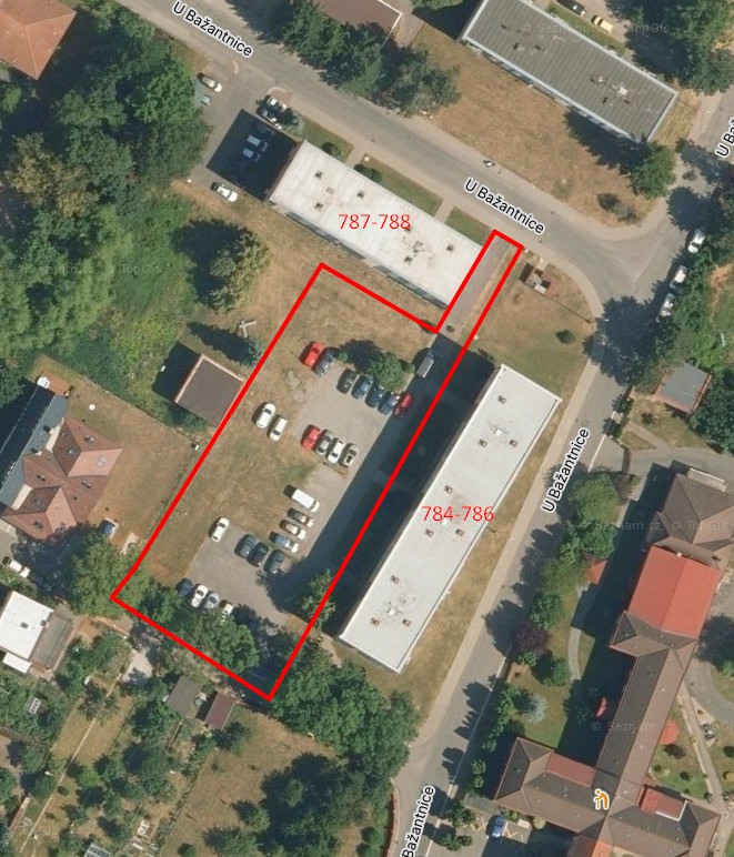 zákres prostoru stavby